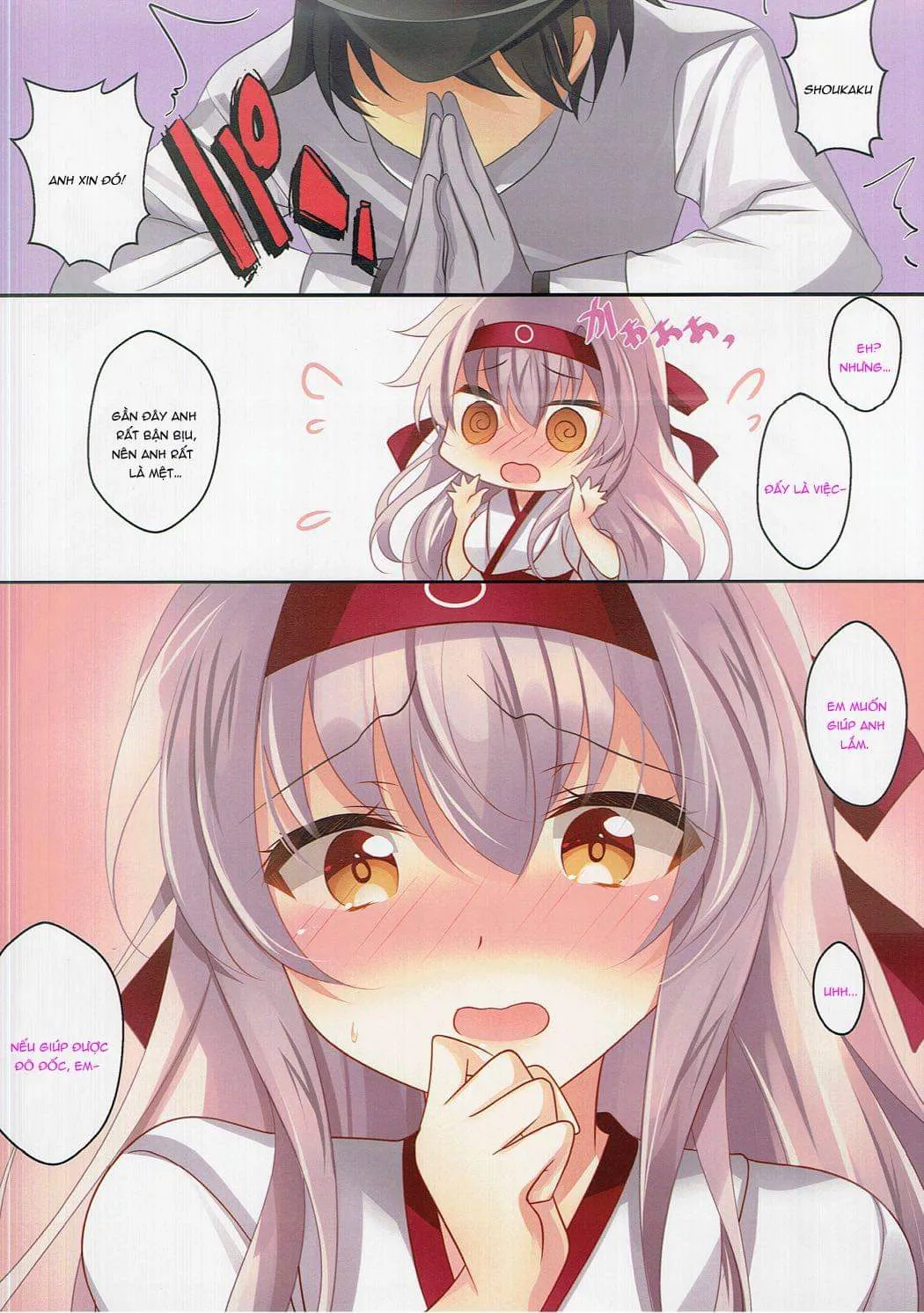 HentaiVN.net - Ảnh 4 - Hadaka Apron no Shoukaku-san wa Ikaga? (Kantai Collection -KanColle-) [裸エプロンの翔鶴さんはいかが? (艦隊これくしょん -艦これ-)] - Chap 1
