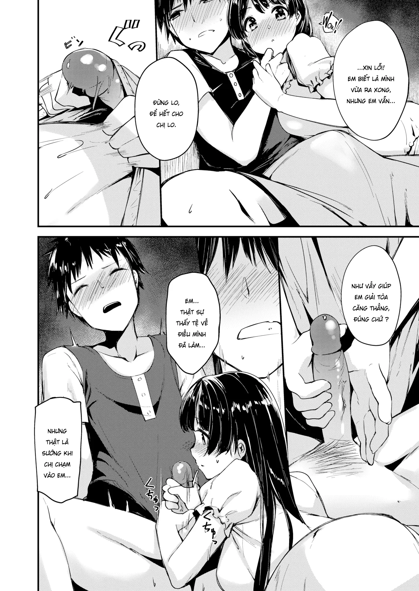 HentaiVN.net - Ảnh 5 - Hãy Để Chị Chăm Sóc Cho Em - Chap 1