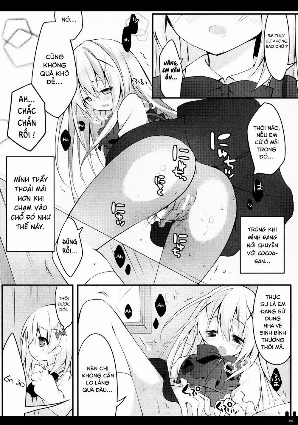 HentaiVN.net - Ảnh 10 - Himitsu no Toire (Gochuumon wa Usagi desu ka?) - Chap 1