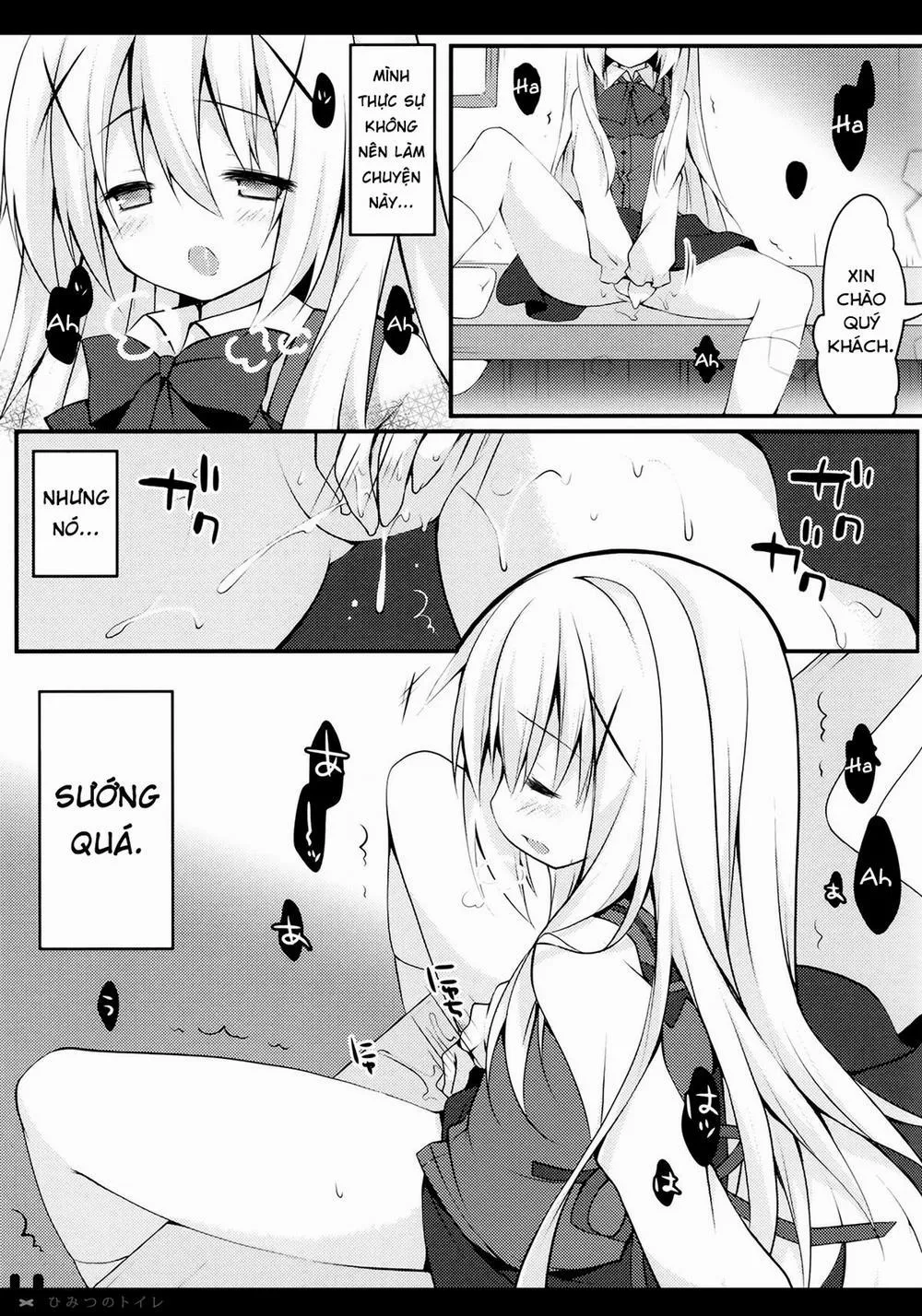 HentaiVN.net - Ảnh 11 - Himitsu no Toire (Gochuumon wa Usagi desu ka?) - Chap 1