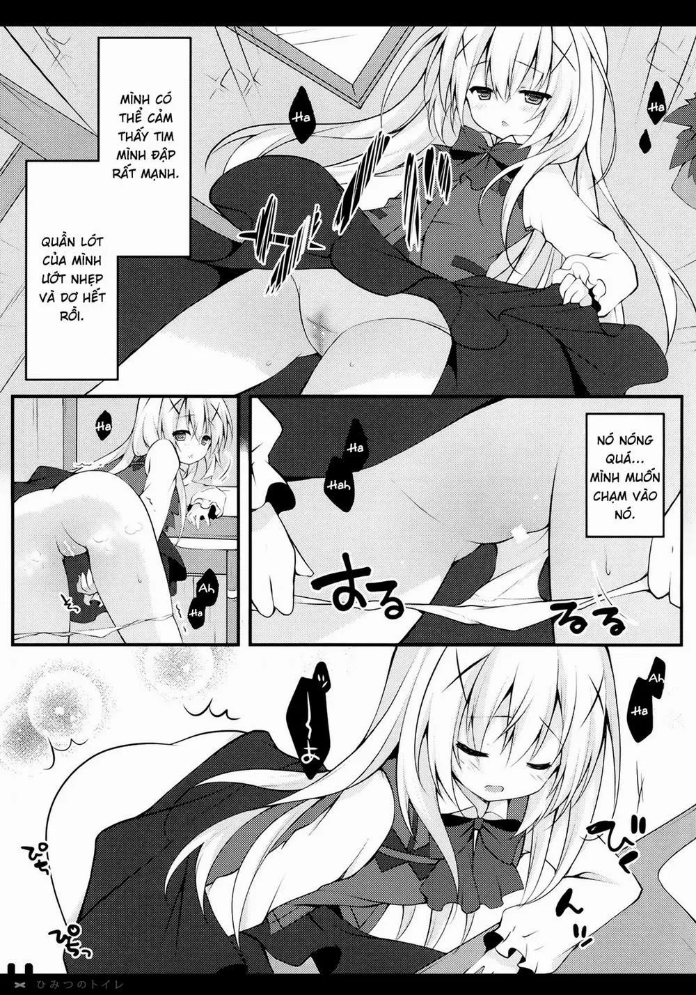 HentaiVN.net - Ảnh 7 - Himitsu no Toire (Gochuumon wa Usagi desu ka?) - Chap 1