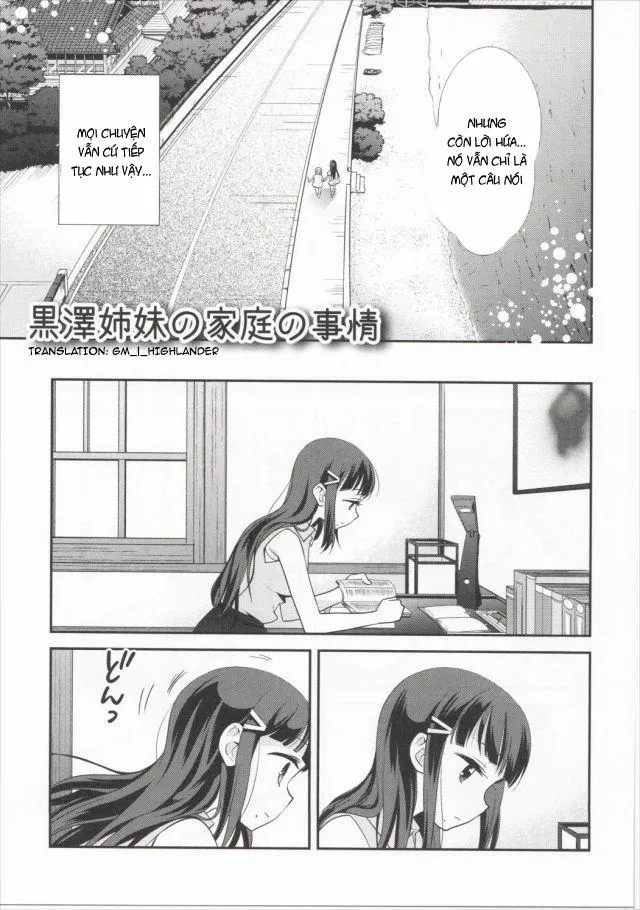 HentaiVN.net - Ảnh 7 - Kurosawa Shimai no Katei no Jijou (Love Live! Sunshine) - Chap 1