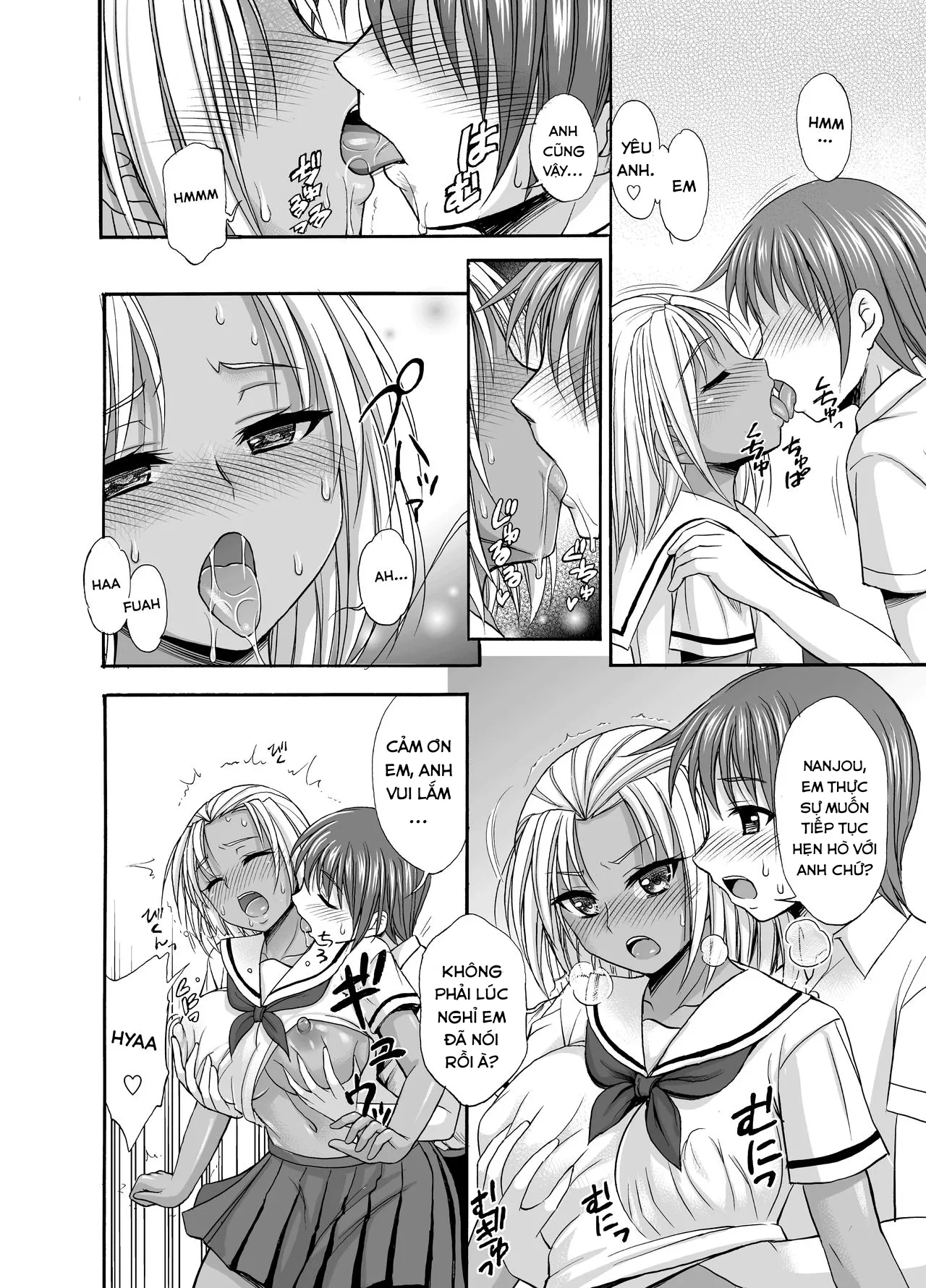 HentaiVN.net - Ảnh 12 - Yêu chơi ai ngờ yêu thật. [Sugar Brown Days] - Chap 1