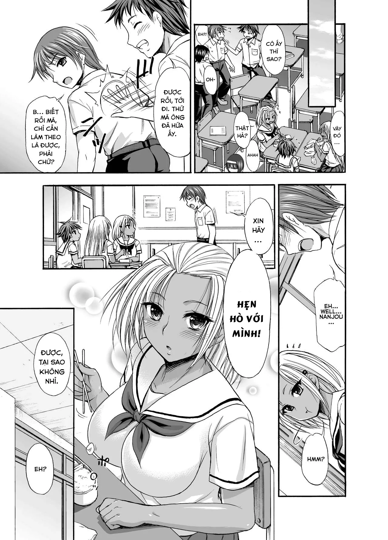 HentaiVN.net - Ảnh 5 - Yêu chơi ai ngờ yêu thật. [Sugar Brown Days] - Chap 1