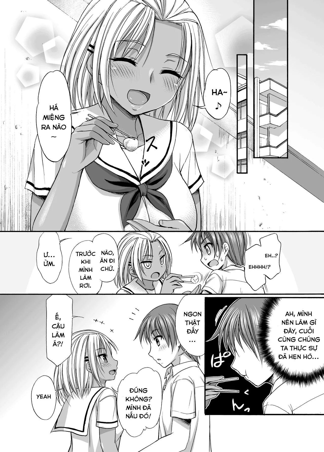 HentaiVN.net - Ảnh 6 - Yêu chơi ai ngờ yêu thật. [Sugar Brown Days] - Chap 1