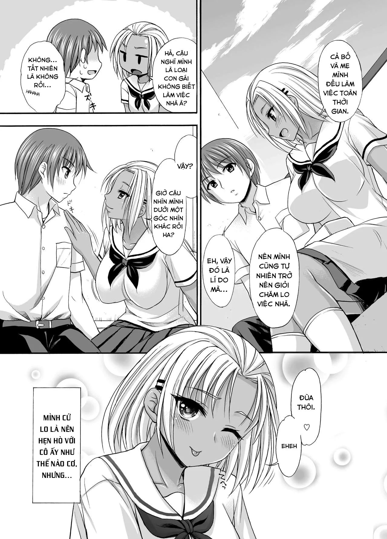 HentaiVN.net - Ảnh 7 - Yêu chơi ai ngờ yêu thật. [Sugar Brown Days] - Chap 1