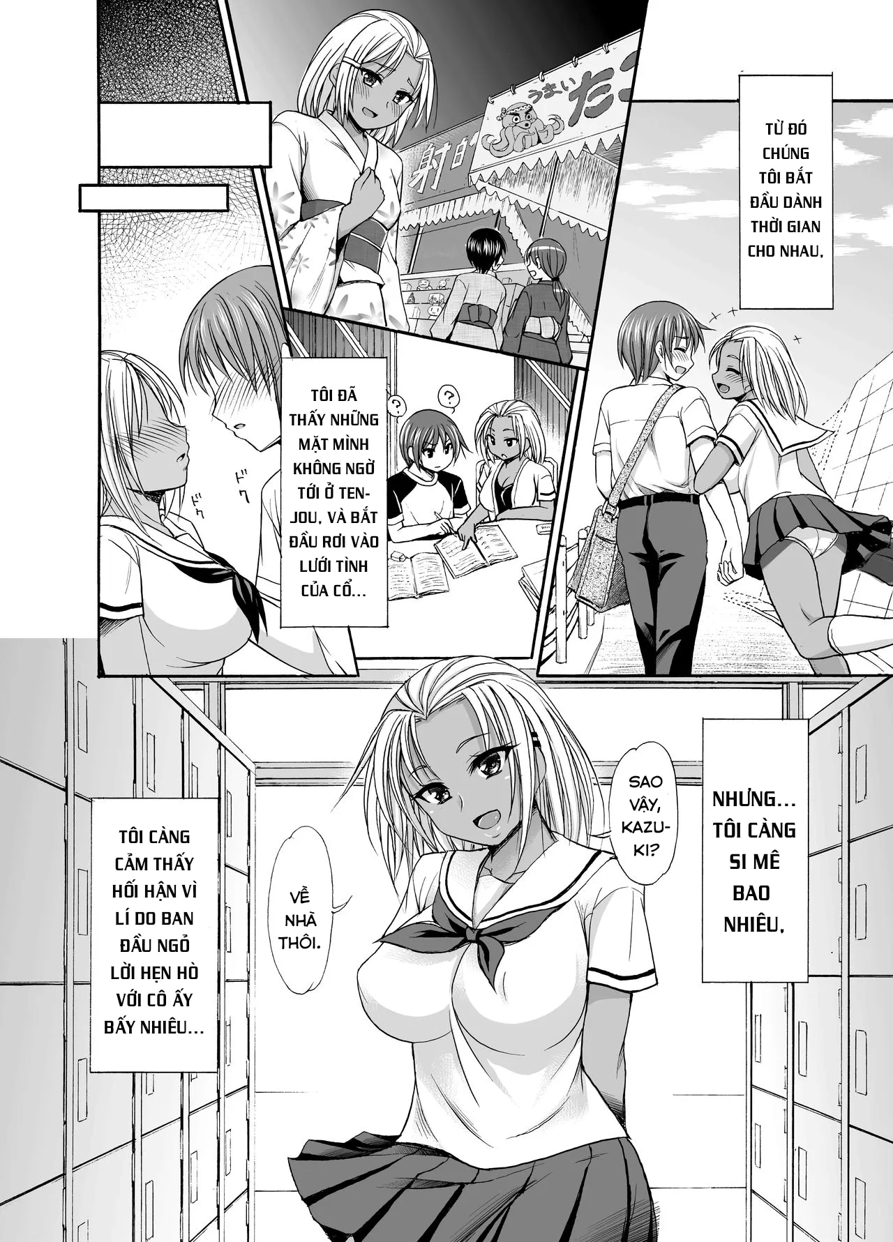 HentaiVN.net - Ảnh 8 - Yêu chơi ai ngờ yêu thật. [Sugar Brown Days] - Chap 1