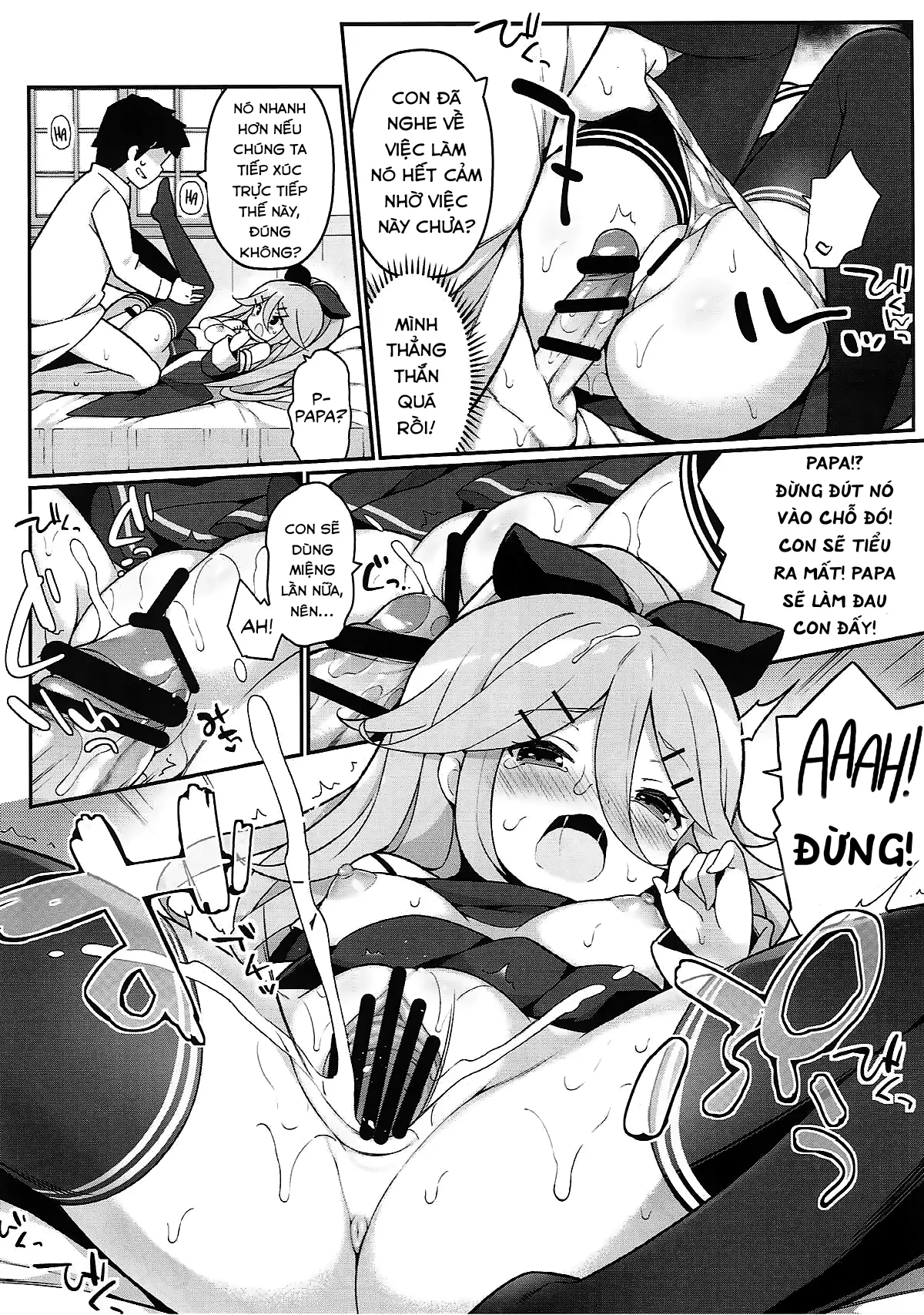 HentaiVN.net - Ảnh 14 - Hãy làm y tá để chữa trị cho Papa nào! [Papa no Kanbyou shichau mon!; Let’s Nurse Papa Back to Health!] - Chap 1