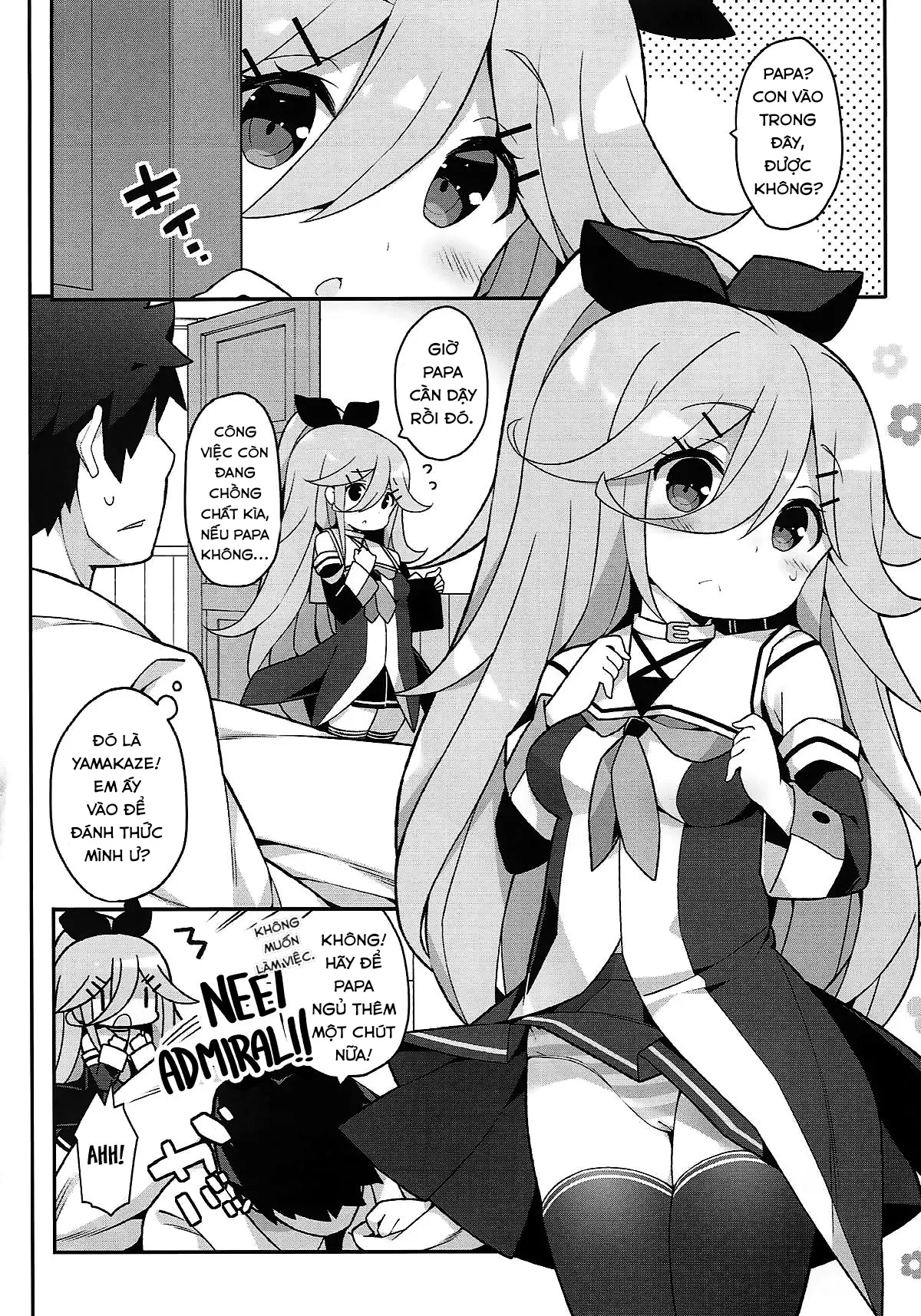HentaiVN.net - Ảnh 4 - Hãy làm y tá để chữa trị cho Papa nào! [Papa no Kanbyou shichau mon!; Let’s Nurse Papa Back to Health!] - Chap 1