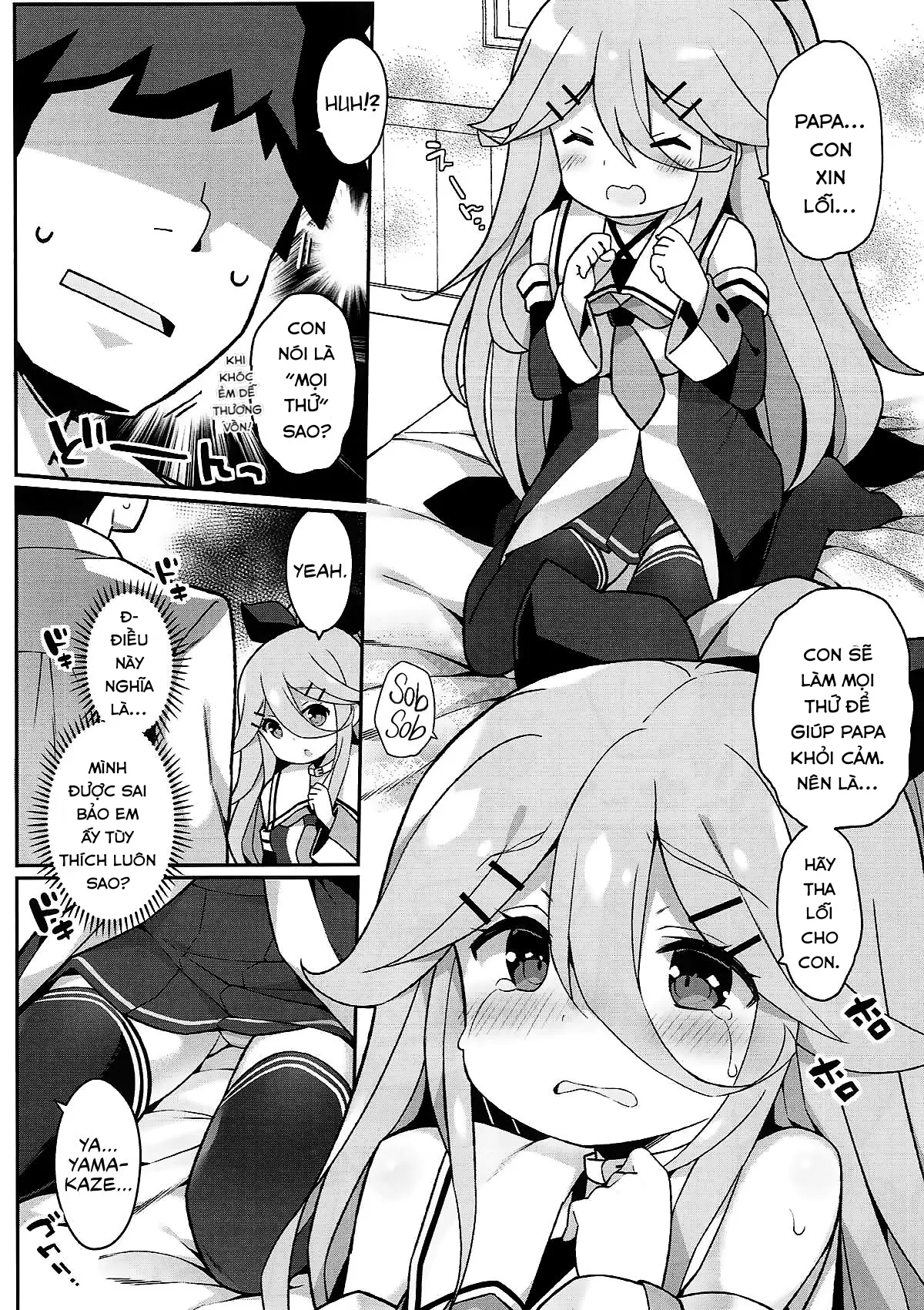 HentaiVN.net - Ảnh 8 - Hãy làm y tá để chữa trị cho Papa nào! [Papa no Kanbyou shichau mon!; Let’s Nurse Papa Back to Health!] - Chap 1