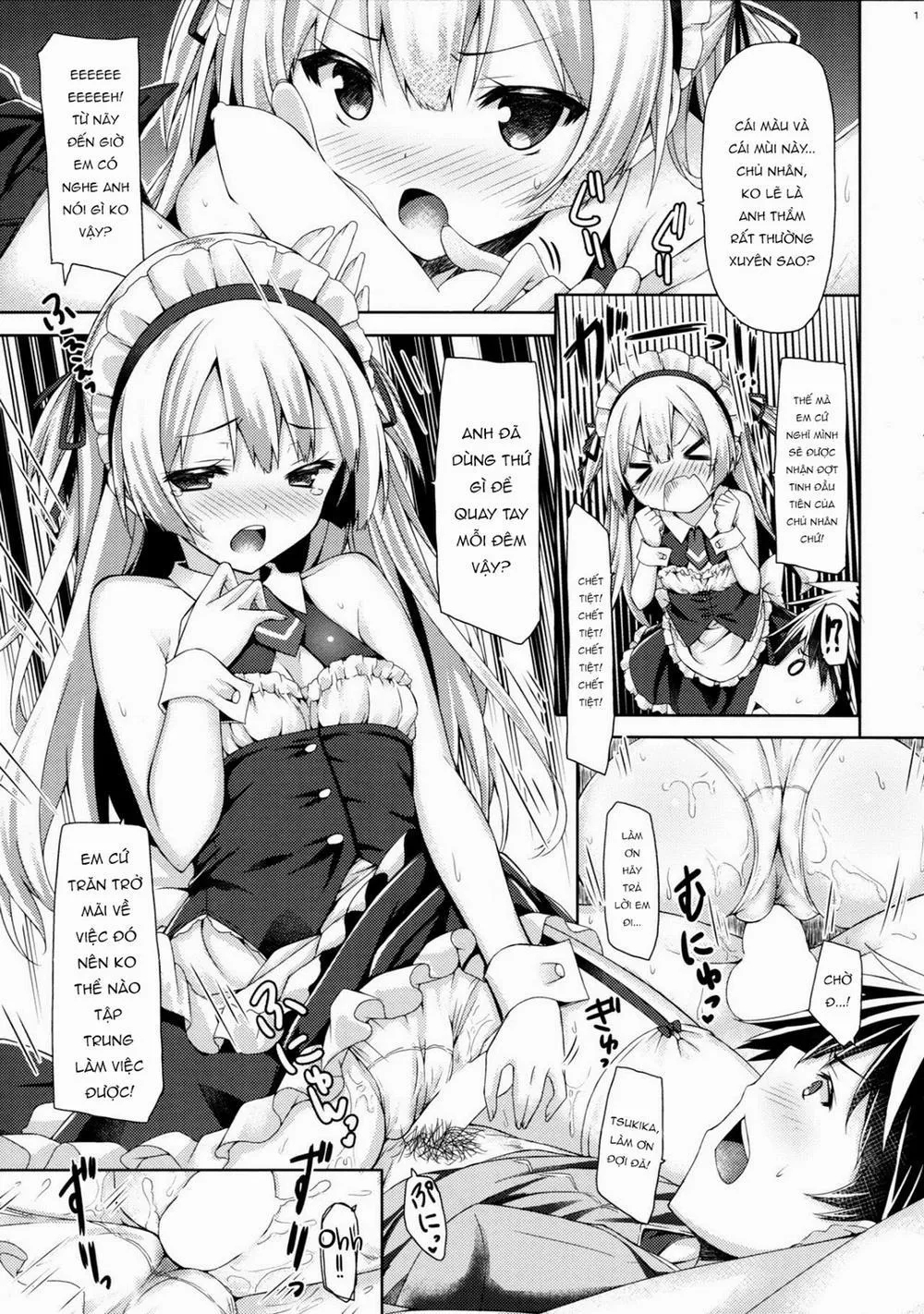 HentaiVN.net - Ảnh 10 - Ginpatsu + Maid (Goshujin-Sama + Kataomoi) Hatsutaiken ÷ Ecchi = Daisuki! - Chap 1