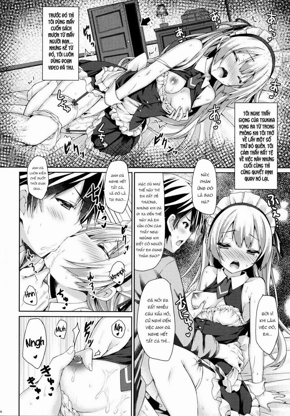 HentaiVN.net - Ảnh 13 - Ginpatsu + Maid (Goshujin-Sama + Kataomoi) Hatsutaiken ÷ Ecchi = Daisuki! - Chap 1