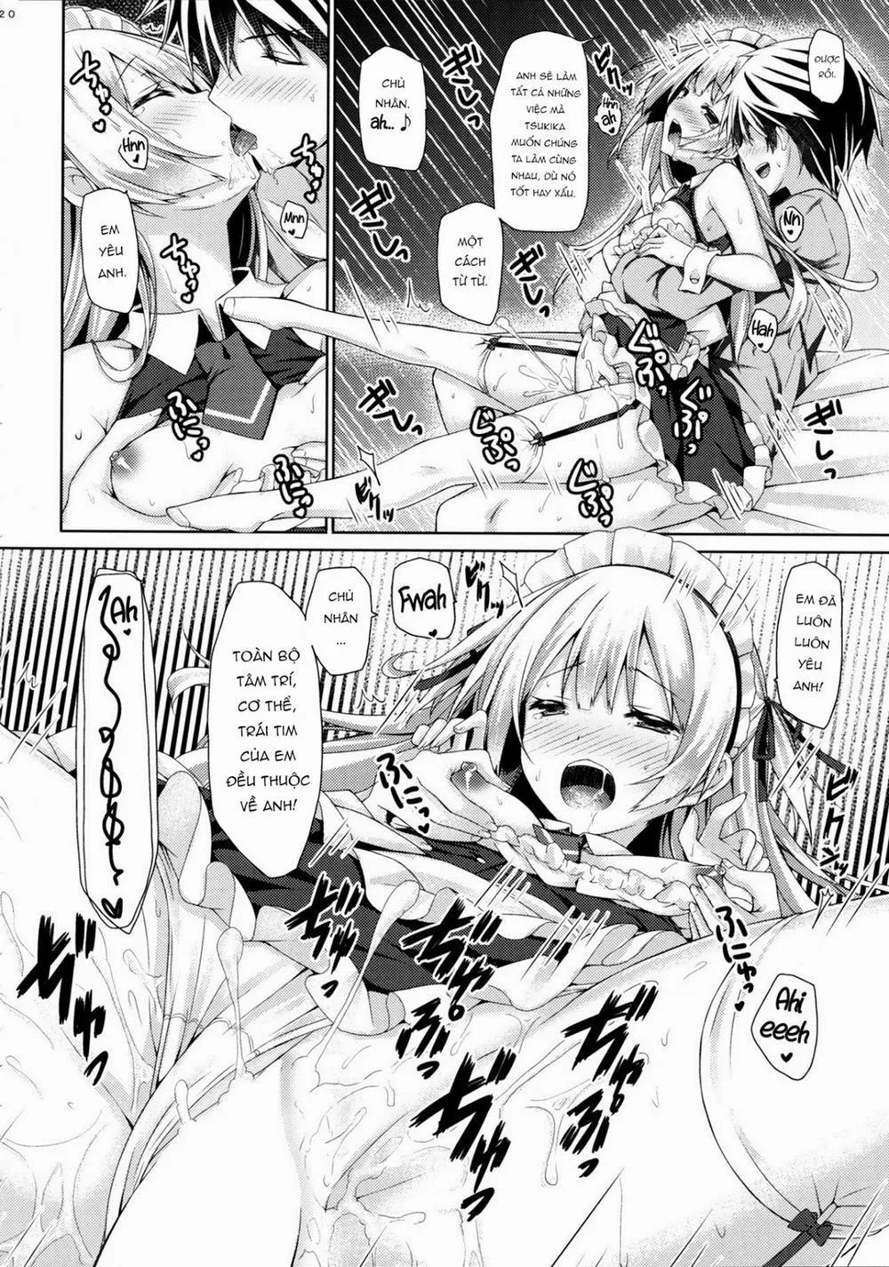 HentaiVN.net - Ảnh 19 - Ginpatsu + Maid (Goshujin-Sama + Kataomoi) Hatsutaiken ÷ Ecchi = Daisuki! - Chap 1