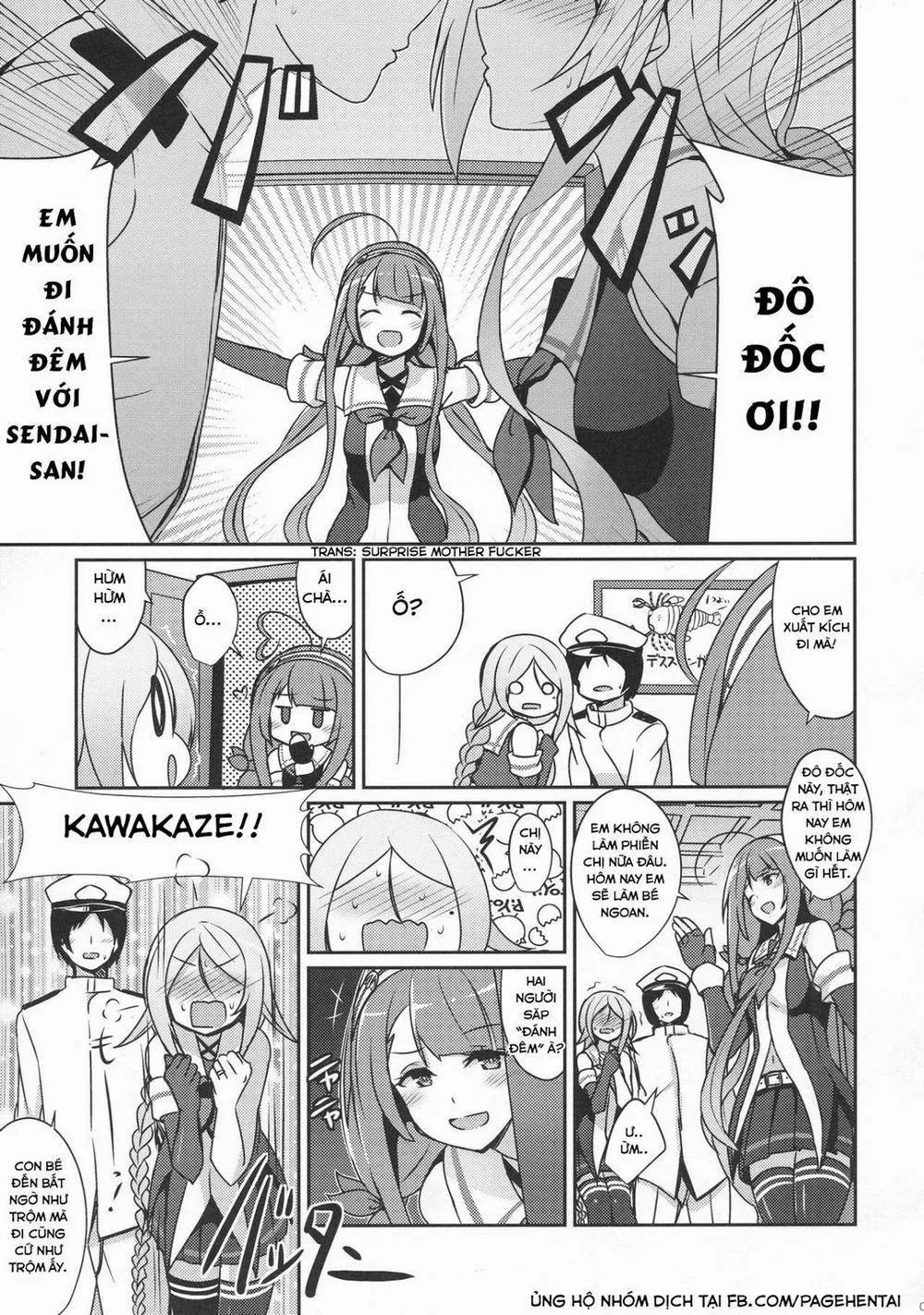 HentaiVN.net - Ảnh 4 - Umikaze no Kekkon Shoya (Kantai Collection) - Chap 1