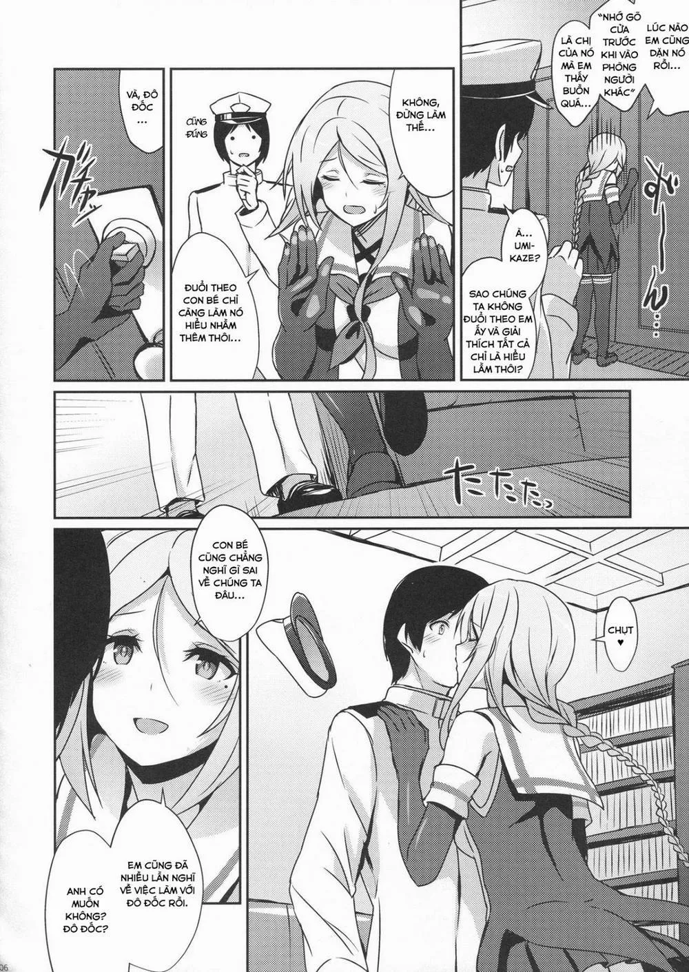 HentaiVN.net - Ảnh 5 - Umikaze no Kekkon Shoya (Kantai Collection) - Chap 1