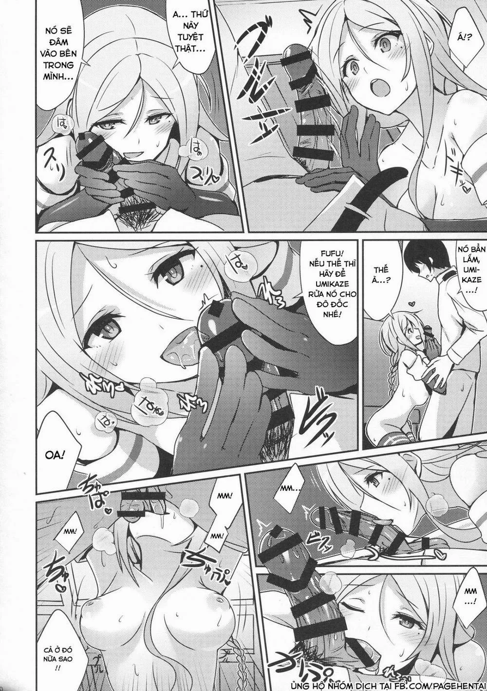 HentaiVN.net - Ảnh 9 - Umikaze no Kekkon Shoya (Kantai Collection) - Chap 1