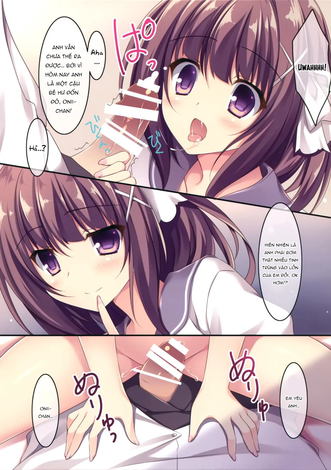 HentaiVN.net - Ảnh 8 - Onii-chankko Yakimochi Hen [A Jealous Little Sister] - Chap 1