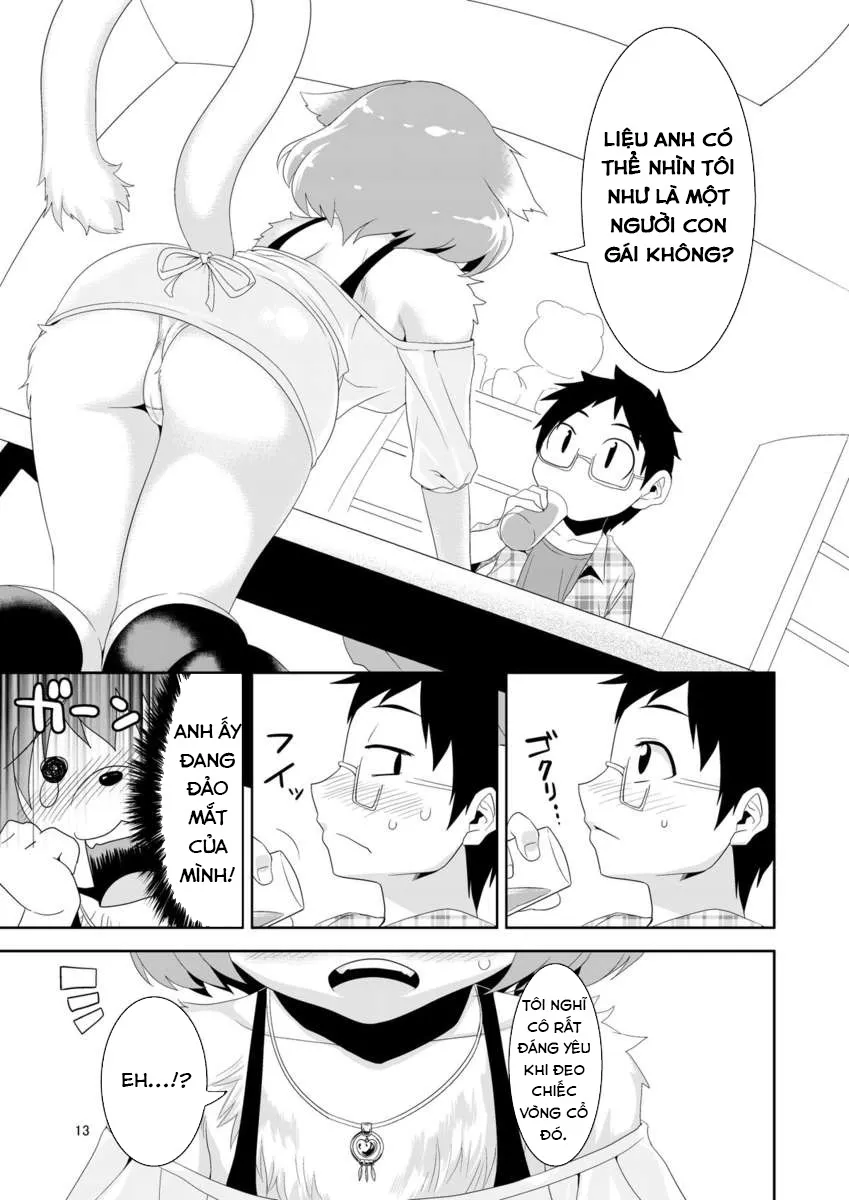 HentaiVN.net - Ảnh 11 - She's a Kemono, but I want her [Kemono Datte Koi Shital] - Chap 1