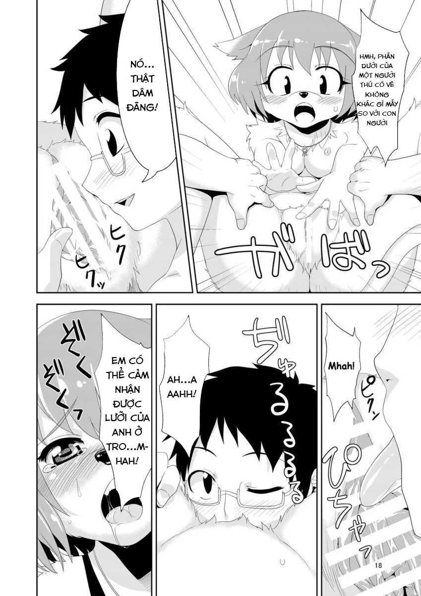 HentaiVN.net - Ảnh 16 - She's a Kemono, but I want her [Kemono Datte Koi Shital] - Chap 1