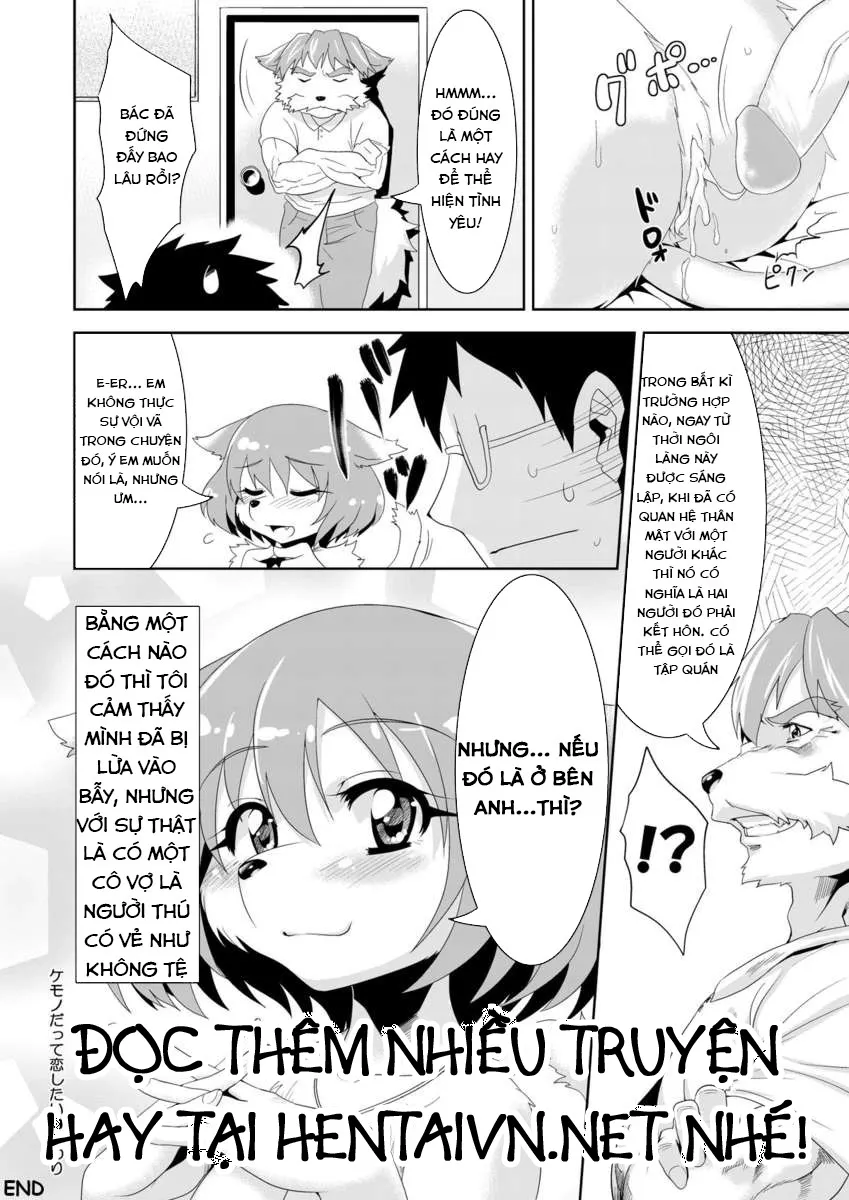 HentaiVN.net - Ảnh 22 - She's a Kemono, but I want her [Kemono Datte Koi Shital] - Chap 1