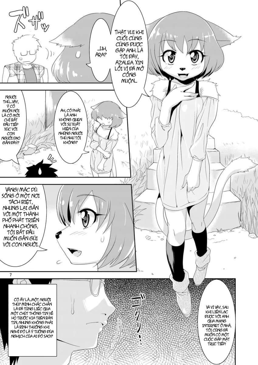 HentaiVN.net - Ảnh 5 - She's a Kemono, but I want her [Kemono Datte Koi Shital] - Chap 1