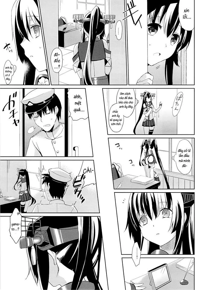 HentaiVN.net - Ảnh 4 - Yamato Wants to Love You, Admiral (Kantai Collection -KanColle-) [Yamato wa Teitoku to Koi shitai] - Chap 1