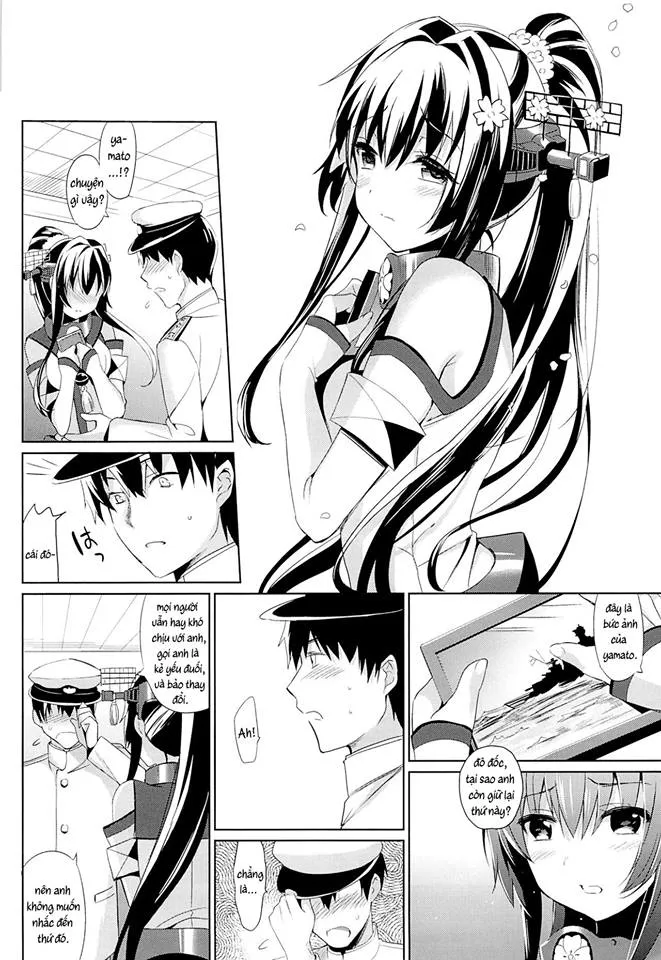 HentaiVN.net - Ảnh 5 - Yamato Wants to Love You, Admiral (Kantai Collection -KanColle-) [Yamato wa Teitoku to Koi shitai] - Chap 1