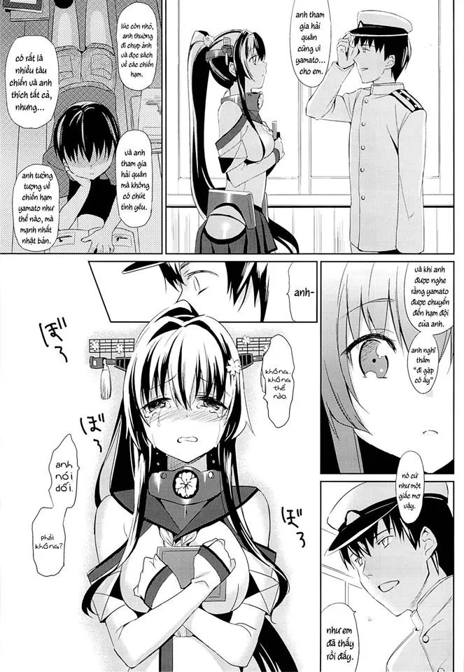 HentaiVN.net - Ảnh 6 - Yamato Wants to Love You, Admiral (Kantai Collection -KanColle-) [Yamato wa Teitoku to Koi shitai] - Chap 1