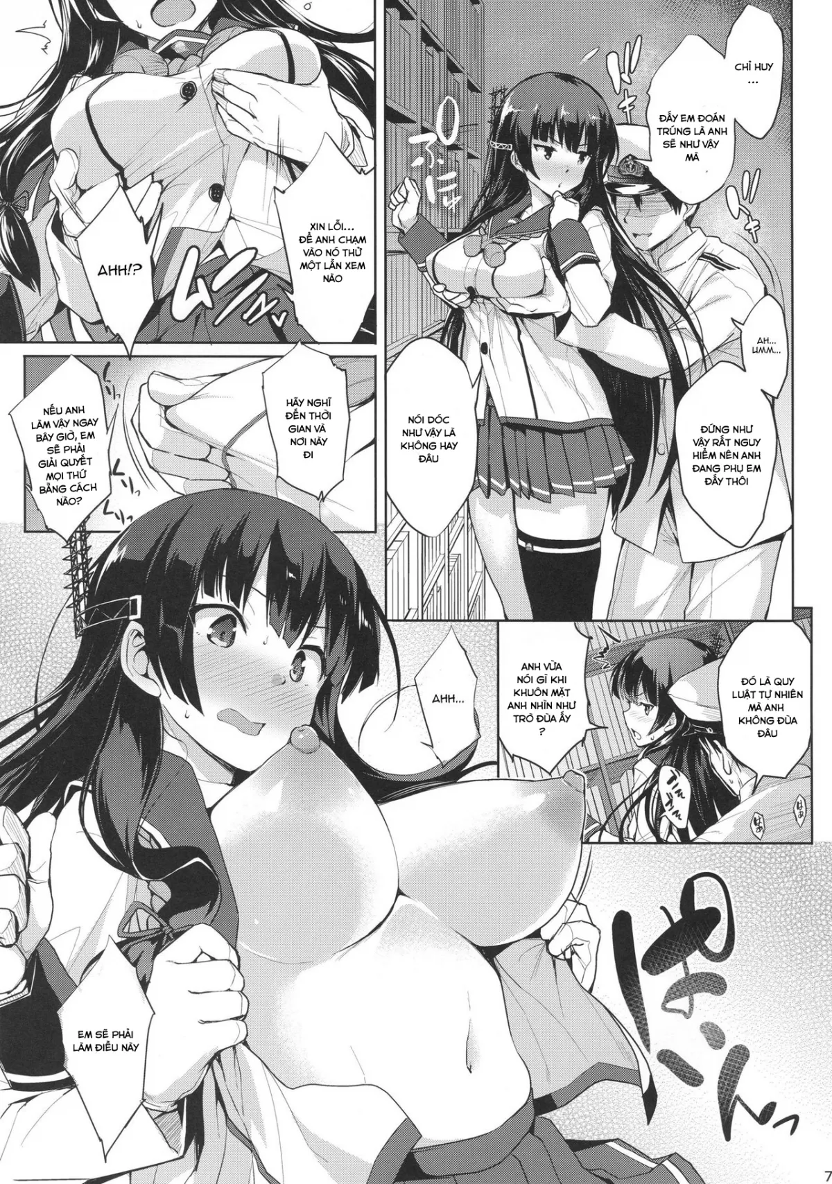 HentaiVN.net - Ảnh 7 - Iso Pai Otsu (Kantai Collection -KanColle-) - Chap 1