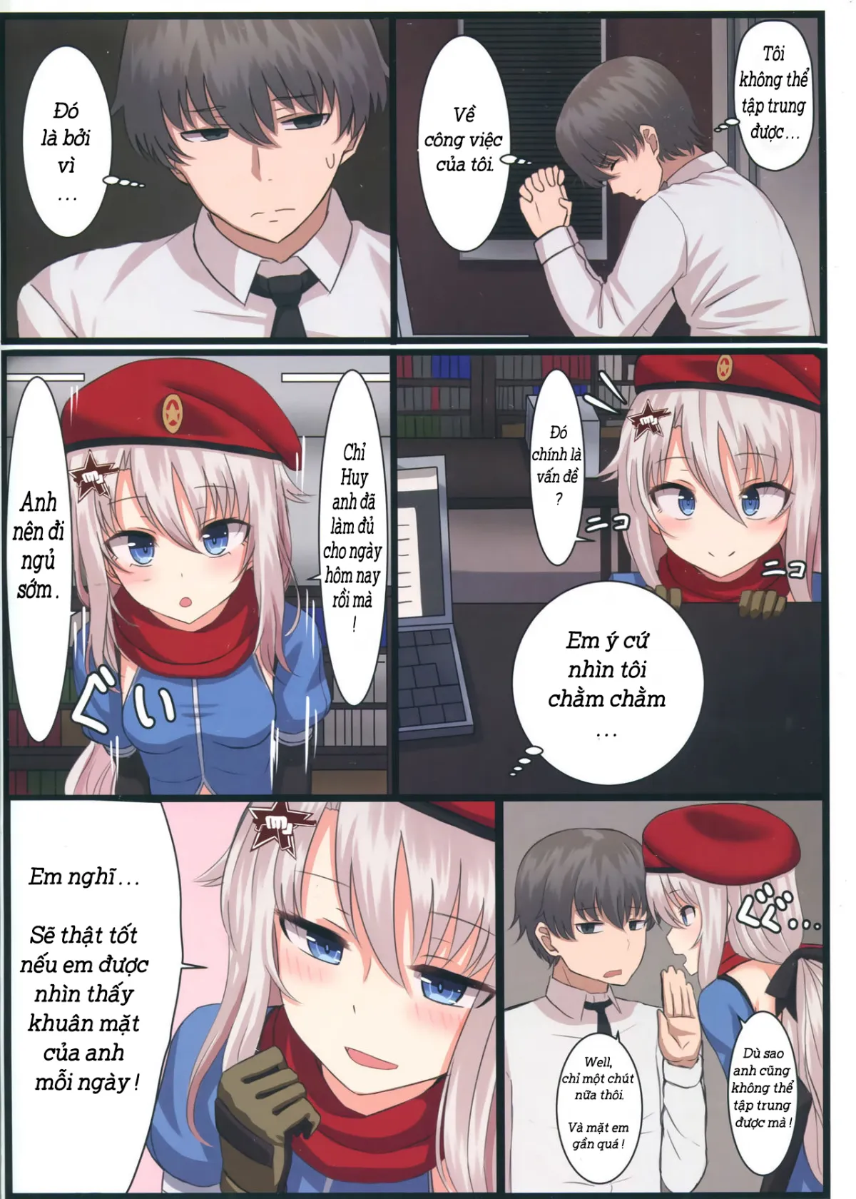 HentaiVN.net - Ảnh 3 - 9A-91-chan wa Shikikan to Chomechome Shitai! | 9A-91 Wants to Do Naughty Things with Commander! (Girls' Frontline) - Chap 1