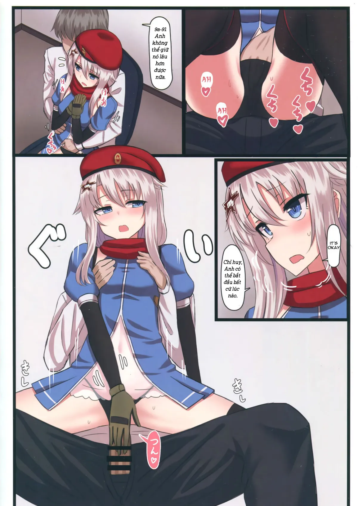 HentaiVN.net - Ảnh 7 - 9A-91-chan wa Shikikan to Chomechome Shitai! | 9A-91 Wants to Do Naughty Things with Commander! (Girls' Frontline) - Chap 1