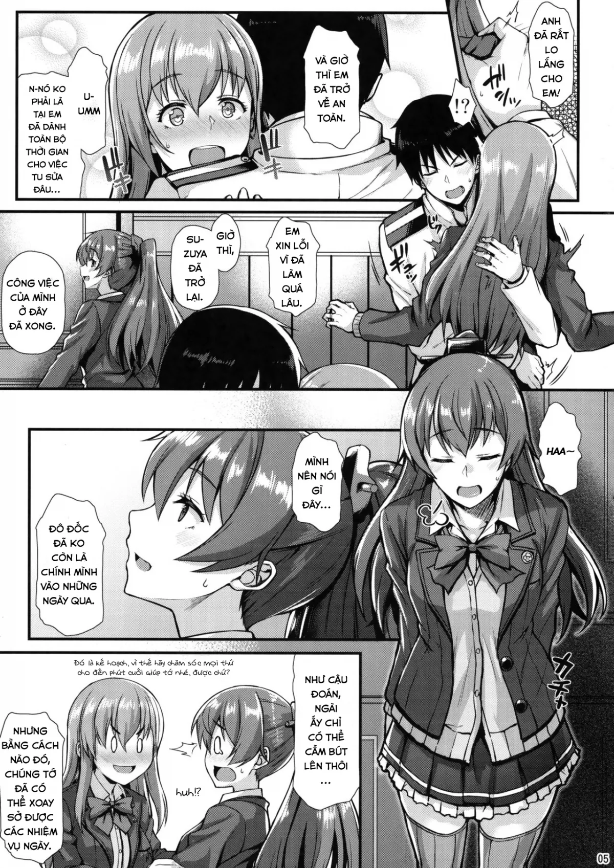 HentaiVN.net - Ảnh 5 - Suzuya to IchaIcha kkusu! [鈴谷とイチャイチャっくす!] - Chap 1
