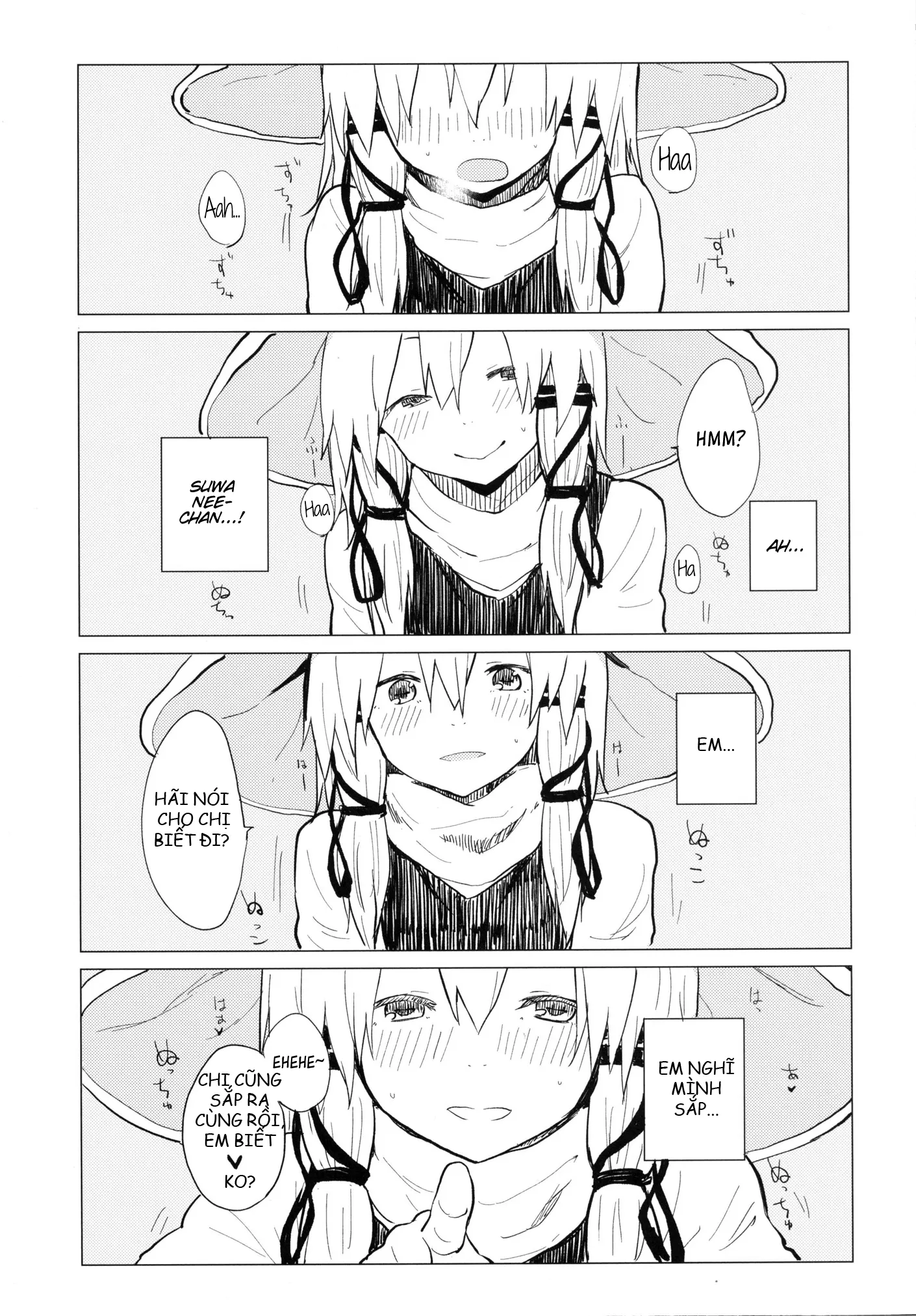 HentaiVN.net - Ảnh 19 - Suwa Nee-chan Amaesase...wa!? (Touhou Project) [Suwa Nee-chan sờ mó mình !; Suwa Nee-Chan Amaesase...Wa!? Suwa Shota Bangaihen 5] - Chap 1