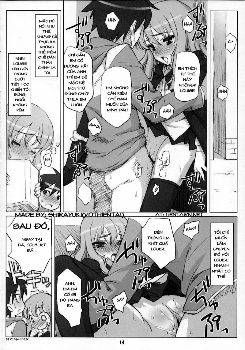 HentaiVN.net - Ảnh 9 - EroZero (Zero no Tsukaima) - Chap 1