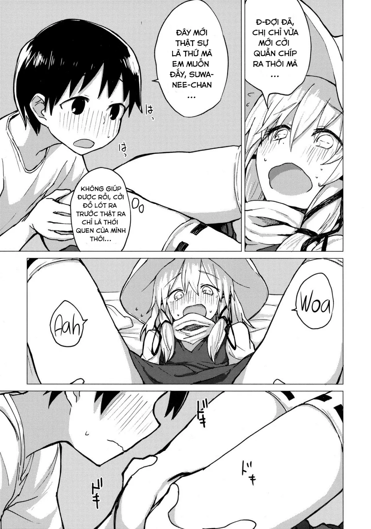 HentaiVN.net - Ảnh 15 - Suwa Nee-chan o Jikkuri Mite Sawaru Hon Suwa Shota Bangaihen 12 (Touhou Project) - Chap 1