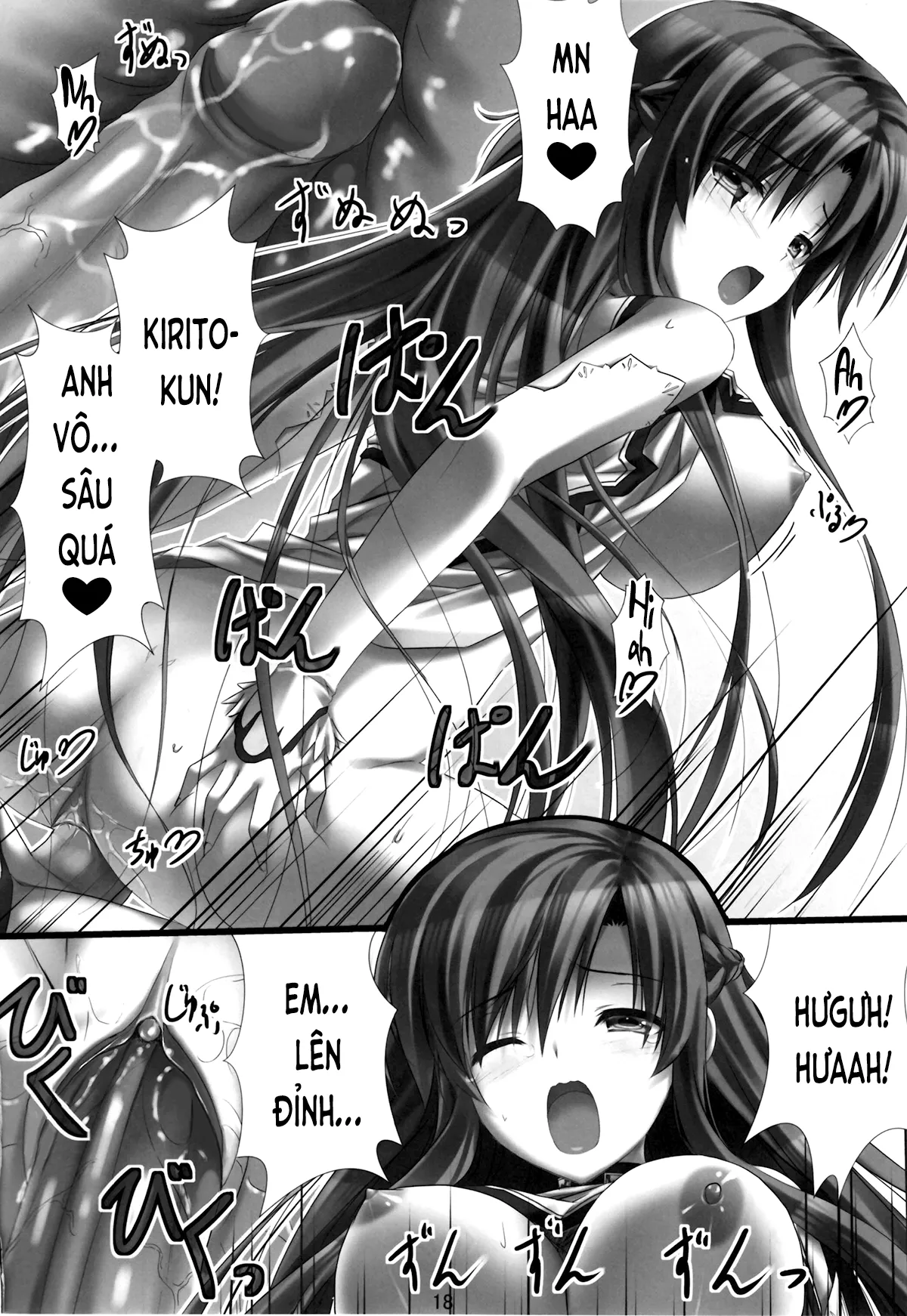 HentaiVN.net - Ảnh 18 - Virtual Sex Online!! (Sword Art Online) [バーチャルセックス オンライン!! (ソードアート·オンライン)] - Chap 1