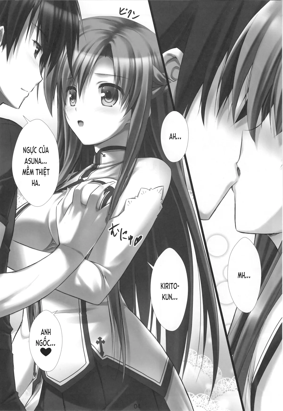 HentaiVN.net - Ảnh 4 - Virtual Sex Online!! (Sword Art Online) [バーチャルセックス オンライン!! (ソードアート·オンライン)] - Chap 1