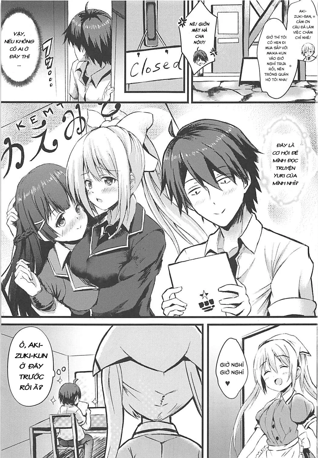 HentaiVN.net - Ảnh 3 - Betsu ni Kimi to Blend Shitai Wake ja Nai kara ne... | It's not like I really want to blend with you... (Blend S) [別に君とブレンドしたいわけじゃないからね…] - Chap 1