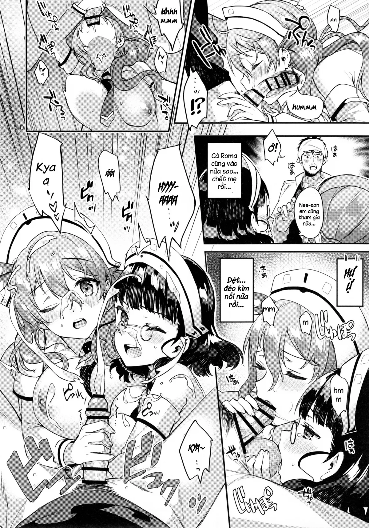 HentaiVN.net - Ảnh 8 - Buon appetito ! - MeshiaGare - (Kantai Collection -KanColle-) [Buon appetito！- めしあがれ！- (艦隊これくしょん -艦これ-)] - Chap 1