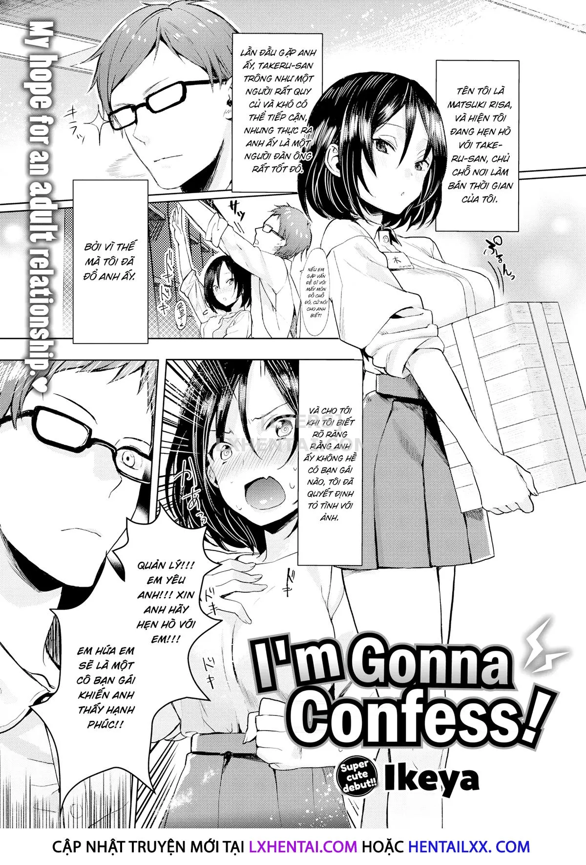 HentaiVN.net - Ảnh 3 - I'm Gonna Confess! [Comic X-Eros #67] - Chap 1