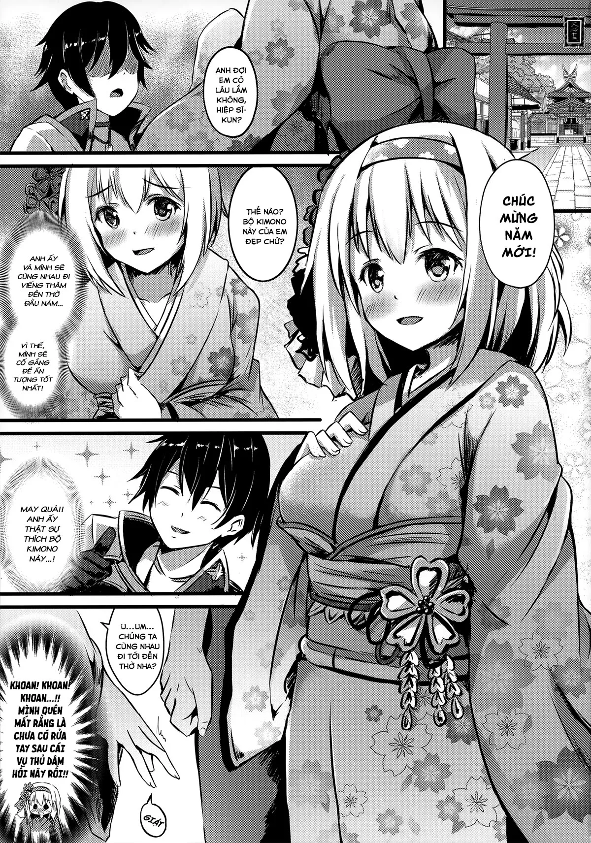 HentaiVN.net - Ảnh 5 - Yui ni... Yasashiku Shite ne... [ユイに…優しくしてね… (プリンセスコネクト!Re:Dive)] - Chap 1