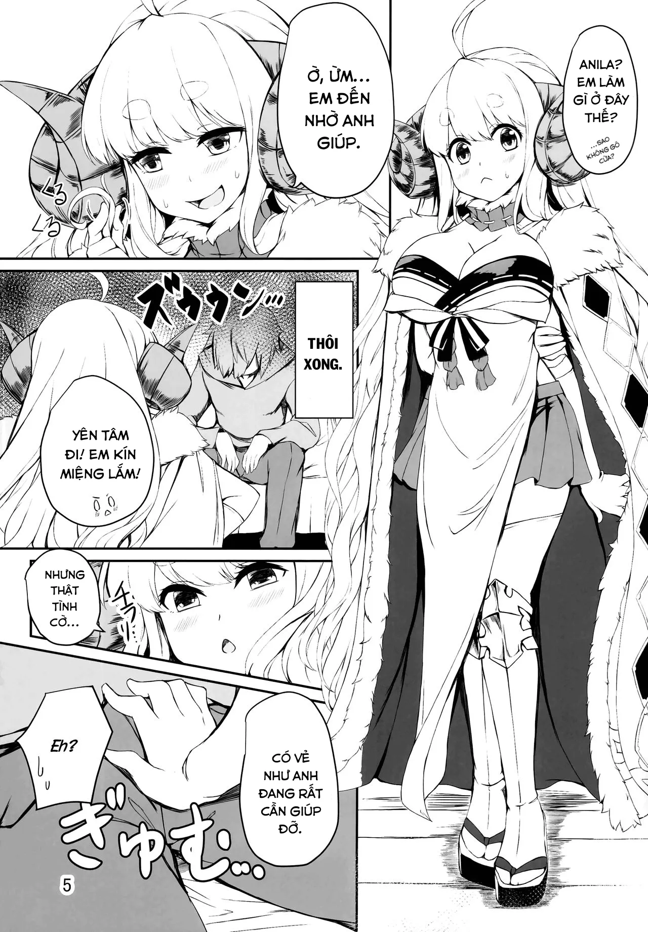 HentaiVN.net - Ảnh 3 - Kế hoạch tự ý lập gia đình của Anila!! [Anila's Spontaneous Family Planning!!] - Chap 1