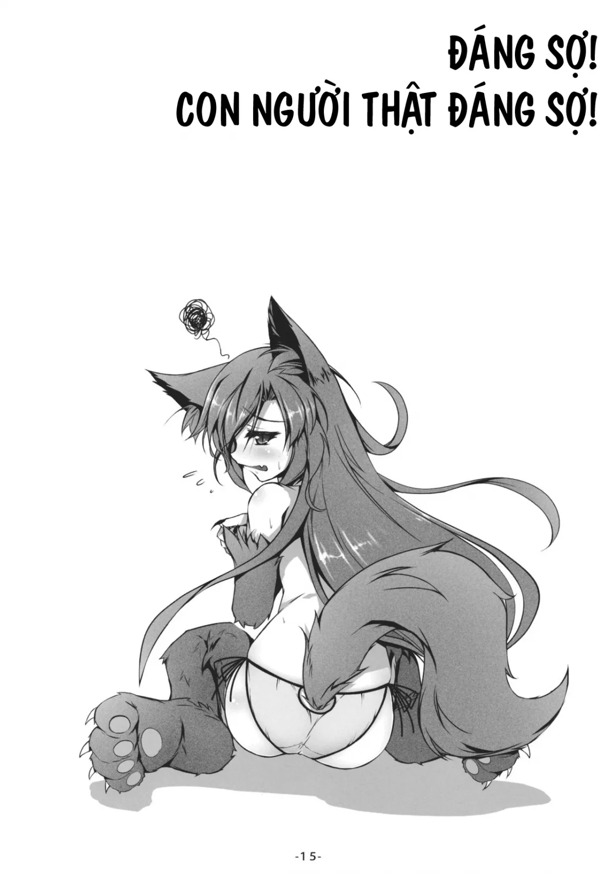 HentaiVN.net - Ảnh 17 - Kagerou to Wan Wan O!! | Barking with Kagerou! (Touhou Project) - Chap 1