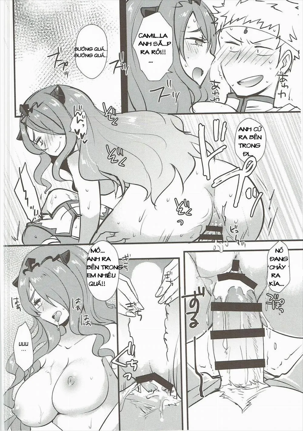 HentaiVN.net - Ảnh 9 - Shikkoku ni Michibikareshi Geppaku wa Koyoi Uruwashiku (Fire Emblem) - Chap 1