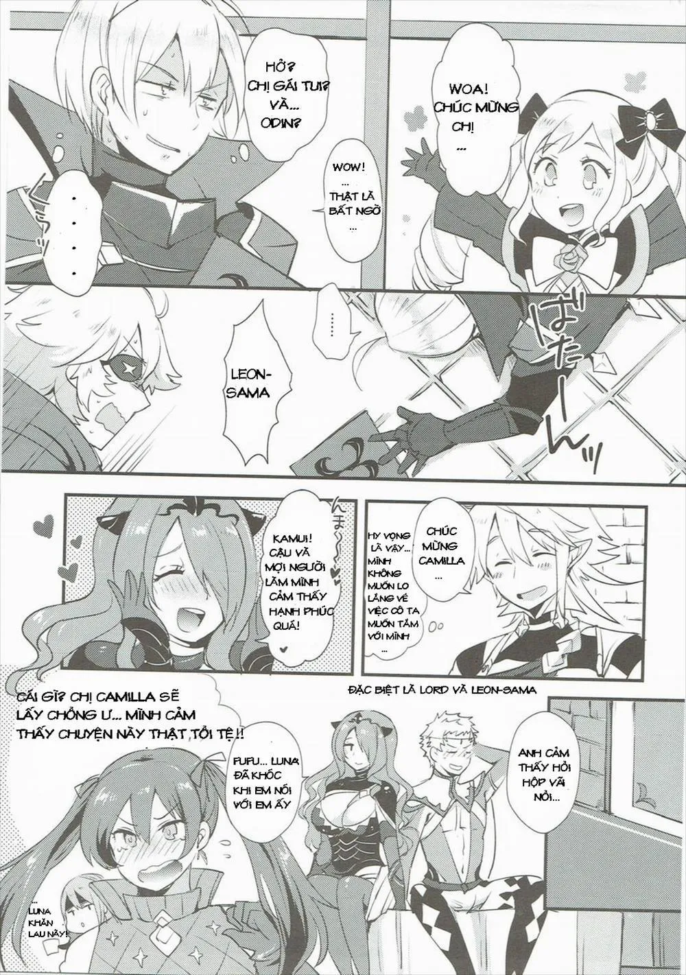 HentaiVN.net - Ảnh 3 - Shikkoku ni Michibikareshi Geppaku wa Koyoi Uruwashiku (Fire Emblem) - Chap 1