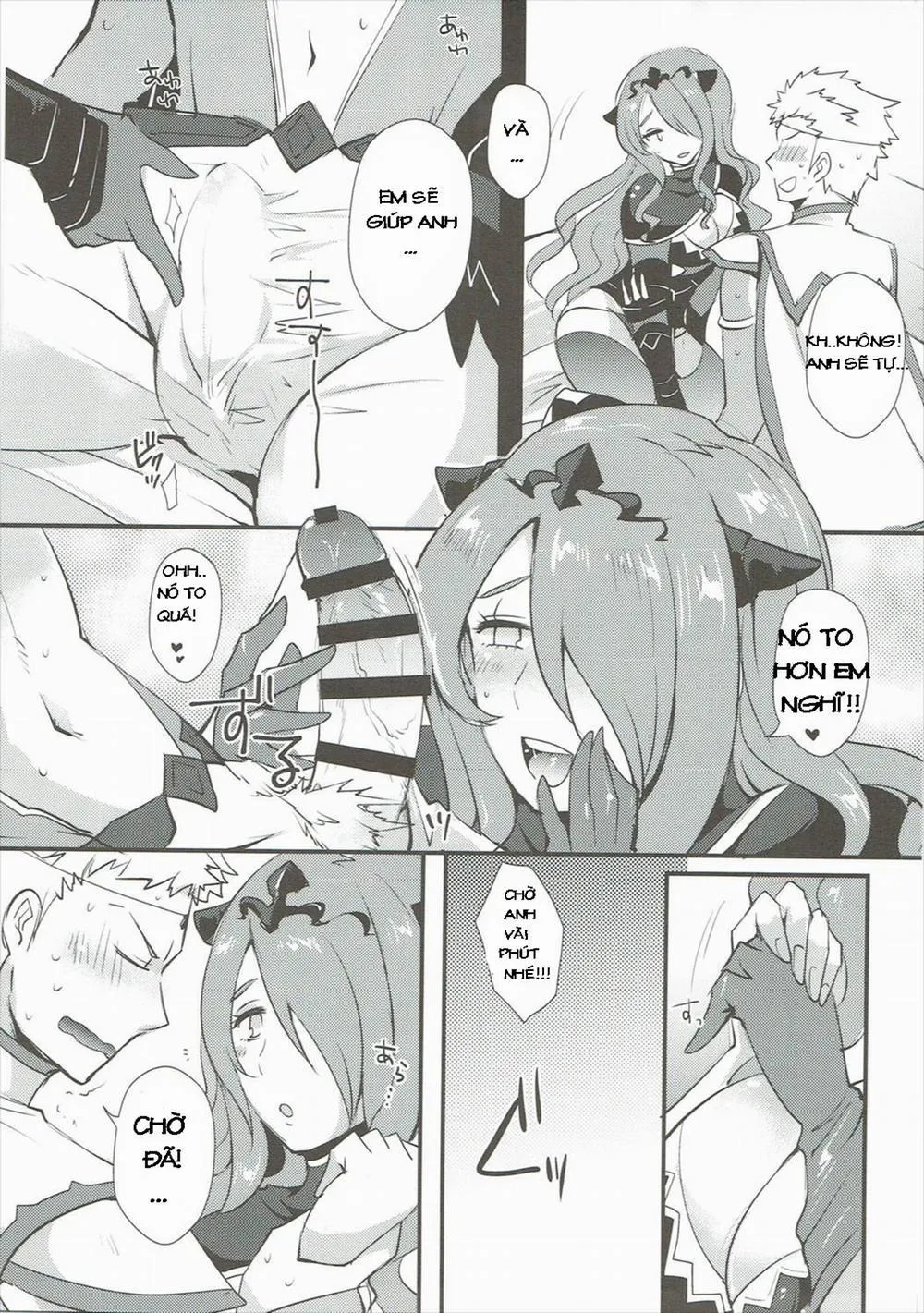 HentaiVN.net - Ảnh 5 - Shikkoku ni Michibikareshi Geppaku wa Koyoi Uruwashiku (Fire Emblem) - Chap 1