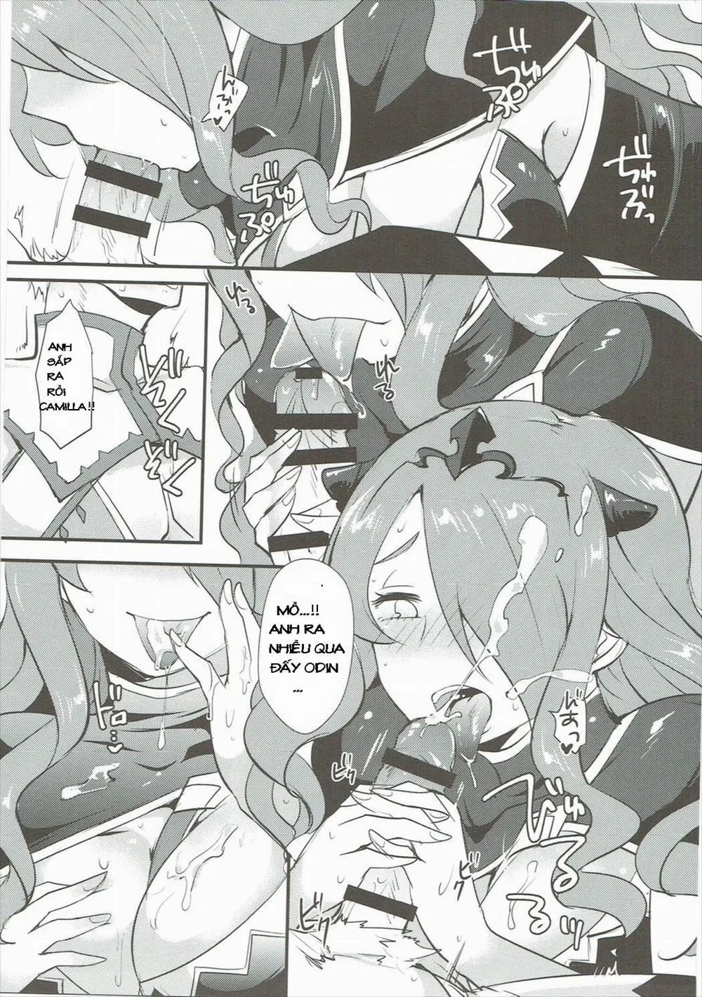 HentaiVN.net - Ảnh 7 - Shikkoku ni Michibikareshi Geppaku wa Koyoi Uruwashiku (Fire Emblem) - Chap 1