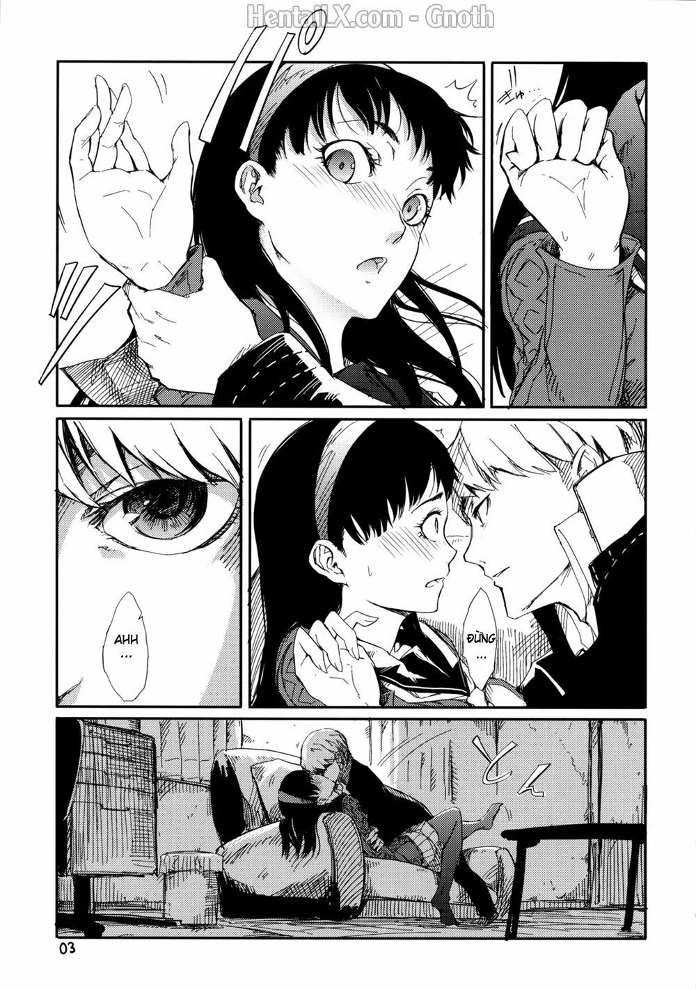 HentaiVN.net - Ảnh 5 - Gashamoku (Persona 4) - Chap 1