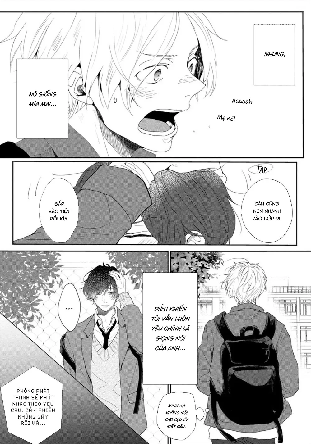 HentaiVN.net - Ảnh 12 - Hãy cẩn thận với chàng trai kia!! [Amai Koe wa Saidai Volume de; With a Sweet Voice; あまい声は最大ボリュームで 1-4] - Chap 1