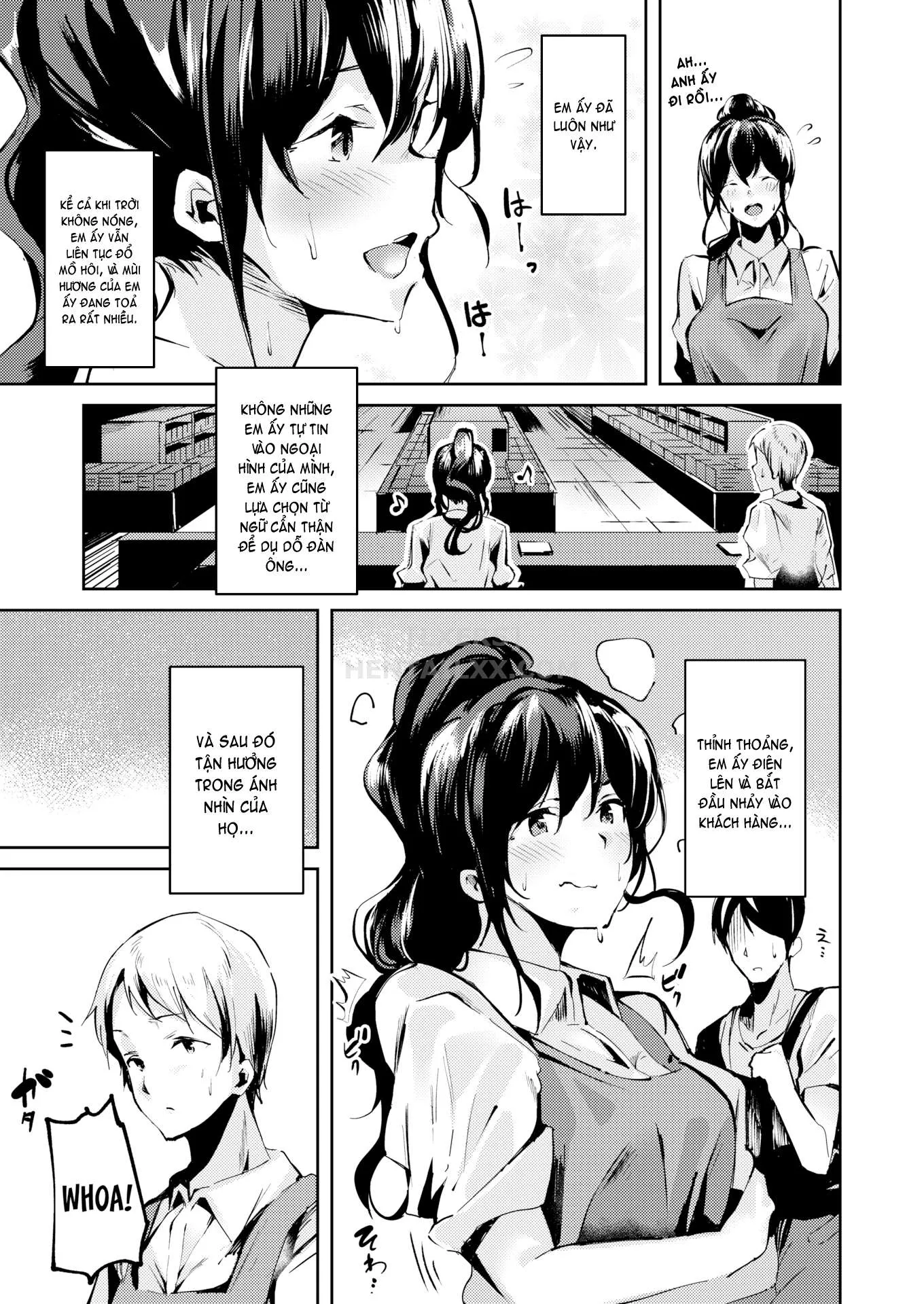 HentaiVN.net - Ảnh 7 - Kamisaku-san From the Bookstore - Chap 1